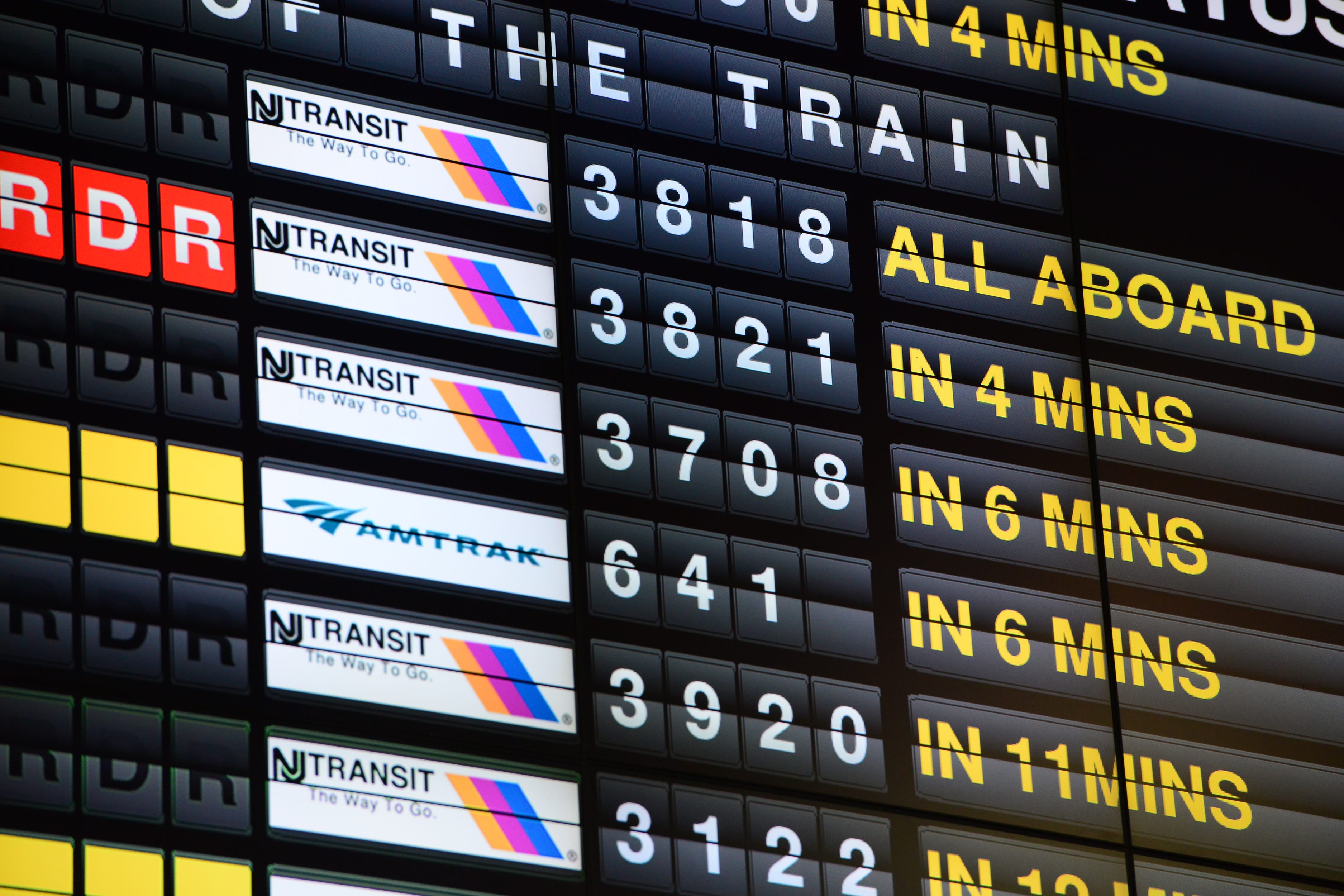 trenton transit center to newark penn station